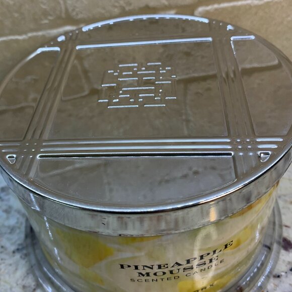 HomeWorx by Harry Slatkin Pineapple Mousse Scented 4-Wick Candle 18oz - Picture 3 of 4
